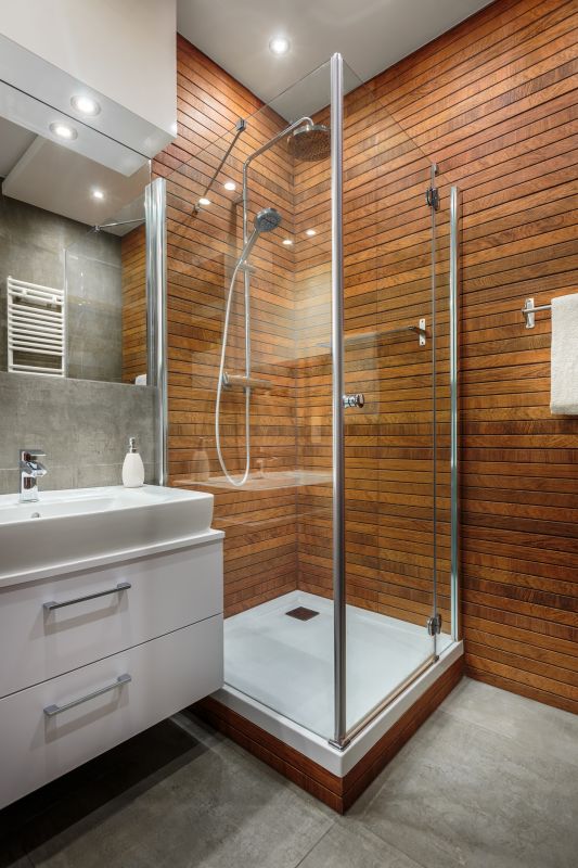 Contemporary Walk-In Shower